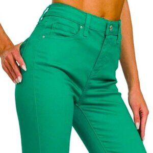 D. JEANS jelly bean green ankle skinny denim jeans NWT